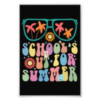 Último día de clases Groovy La escuela está cerrad