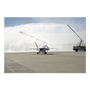 Foto Un avión F-18