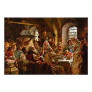 Foto Un Boyar Boda festín de Konstantin Makovsky