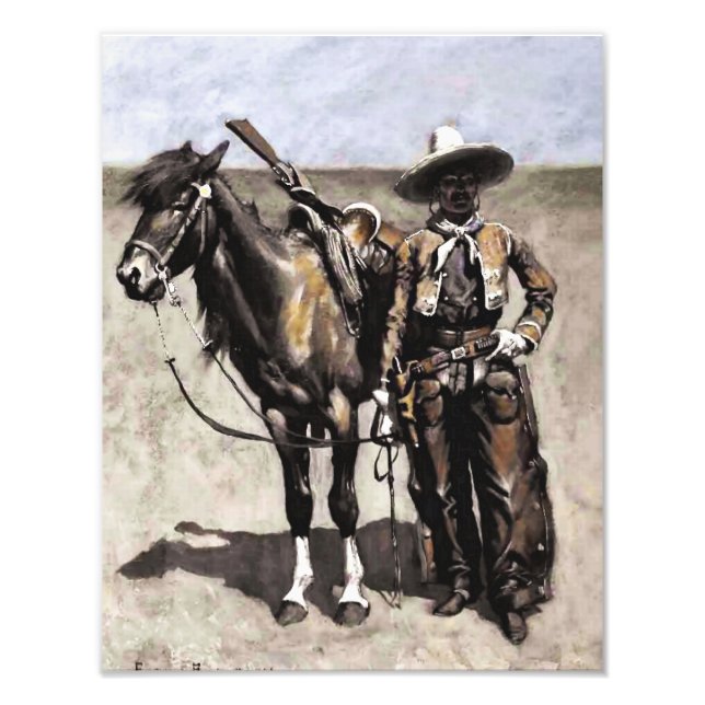 Foto Un Buccaro mexicano en Texas por Frederic Remingto (Frente)