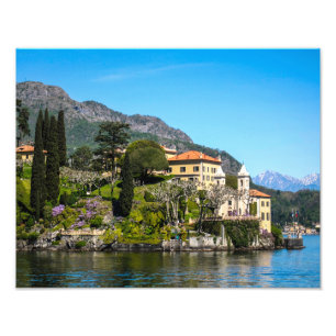Foto Un chalet en el lago Como, Italia - impresión de
