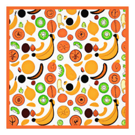 Foto Un Delicioso Diseño De Patrones De Frutas