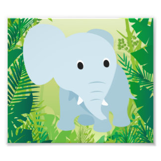 Foto Un elefante pequeño
