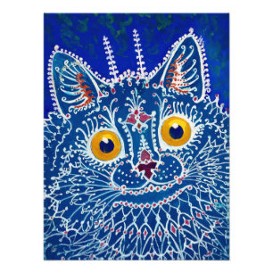 Foto Un gato al estilo gótico por Louis Wain