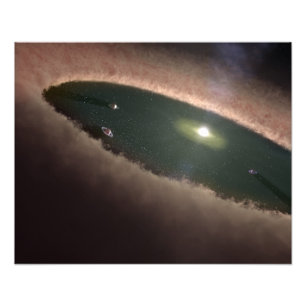 Foto Un hueco en un protoplanetary, o la