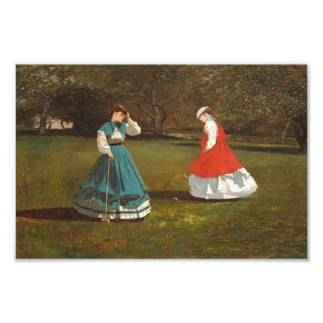 Foto Un juego de croquet (Frente)