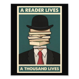 Foto Un lector vive mil vidas Sabiduría bibliófila