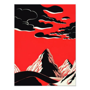 Foto Un majestuoso Ilustracion Rojo