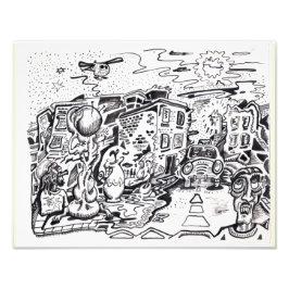 Foto Un paseo nocturno a casa