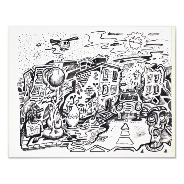 Foto Un paseo nocturno a casa (Frente)