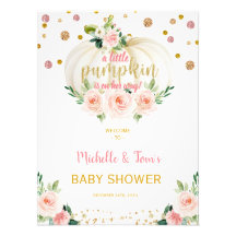 Un pequeño Baby Shower de calabaza