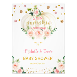 Foto Un pequeño Baby Shower de calabaza