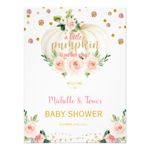 Foto Un pequeño cartel de bienvenida de Baby Shower par