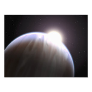 Foto Un planeta extrasolar con su estrella del padre