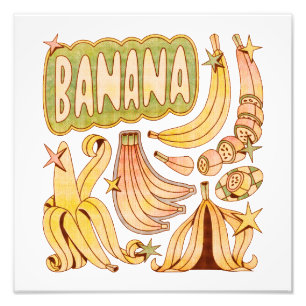Foto Un plátano/Ilustracion de banana