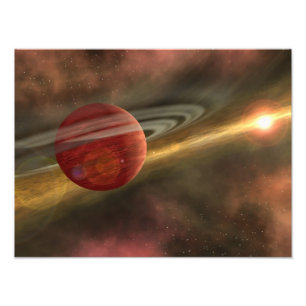 Foto Un posible planeta recién encontrado