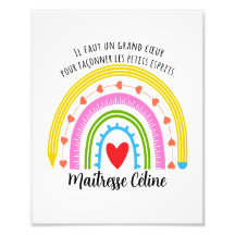 Un regalo del profesor personalizado, gracias prof