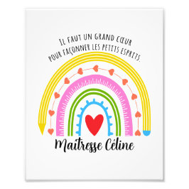 Foto Un regalo del profesor personalizado, gracias prof