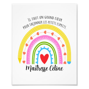 Foto Un regalo del profesor personalizado, gracias prof