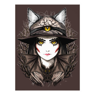 Foto Un retrato cursi de bruja de Gato de Brujas Hallow