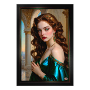 Foto Un retrato encantador de la emperatriz esmeralda