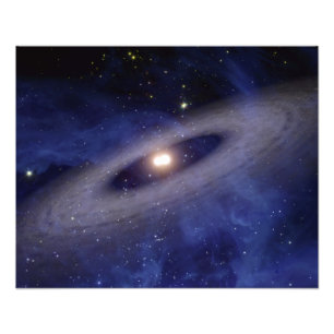 Foto Un sistema solar lejano