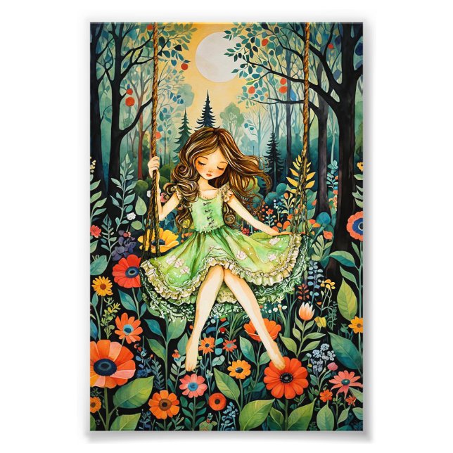 Foto Un Swing En La Naturaleza Persigue A Los Blues (Frente)