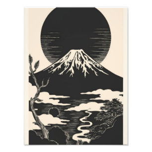 Foto Un tributo a tinta y pluma al Monte Fuji