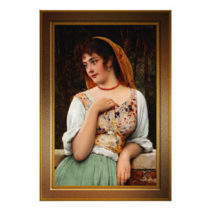 Foto Una belleza pensativa de Eugen von Blaas