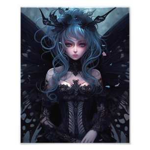 Foto Una confusión de alas hadas mariposas de arte