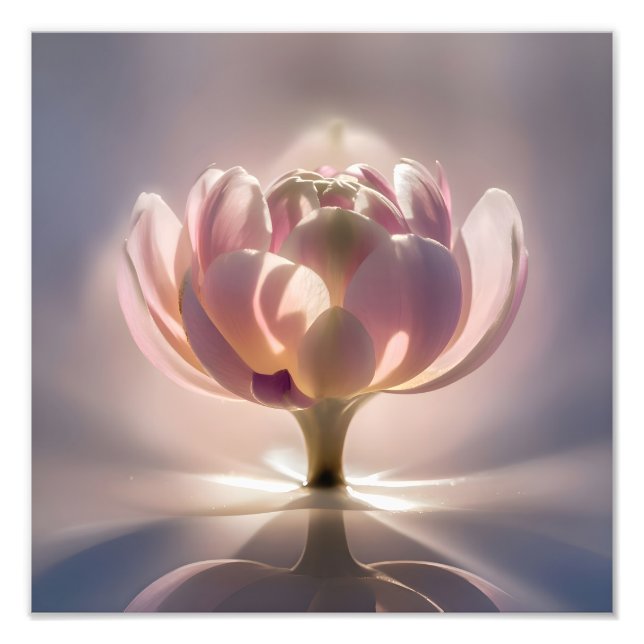 Foto Una mirada de cerca a la Flor Lotus (Frente)