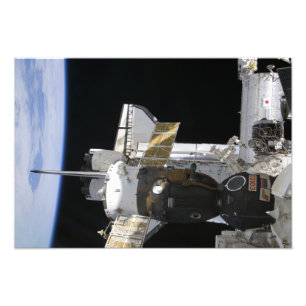 Foto Una nave espacial atracada de Soyuz