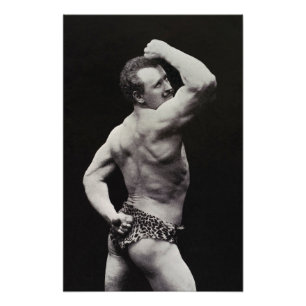 Foto Una nueva pose de los hombres fuertes Eugen Sandow