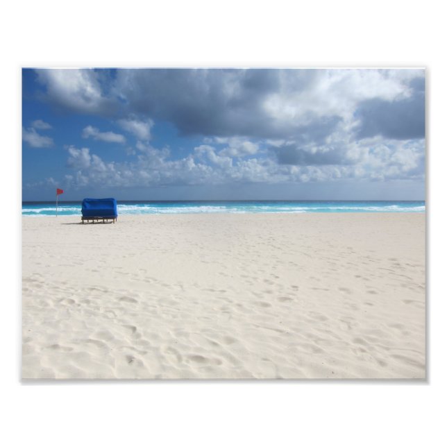 Foto Una silla de playa espera (Frente)