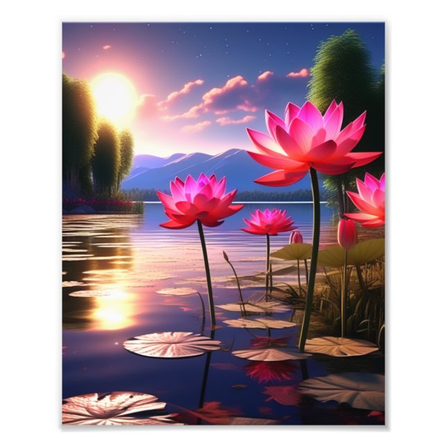 Foto Una vibrante celebración de flores y follaje (Frente)