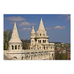 Foto Una vista de Budapest desde la colina del castillo