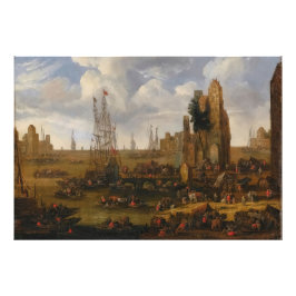 Foto Una Vista De Capriccio A Una Ocupada Escena Del Pu