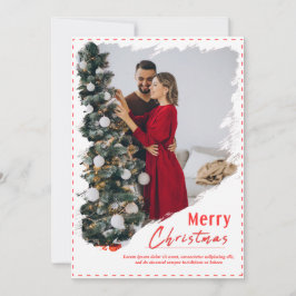 Foto única de la pareja Feliz Navidad