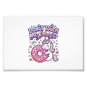 Foto Unicorn Donut Toca Mi Regalo Mágico Idea Sticker y