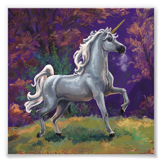 Foto Unicornio blanco en un vaso (Frente)