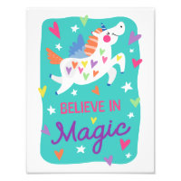Unicornio cree en la magia