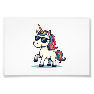 Foto Unicornio de arcoíris de dibujos animados vectoria