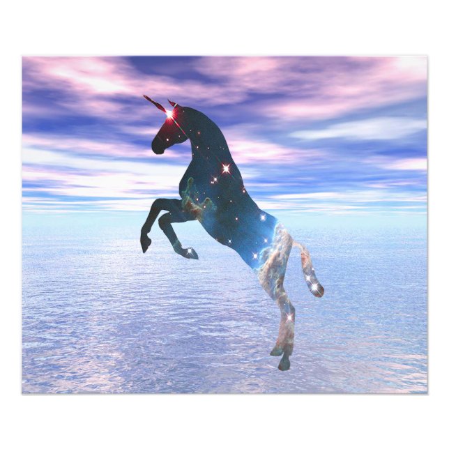 Foto Unicornio de estrellas (Frente)