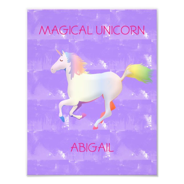 Foto Unicornio mágico (Frente)