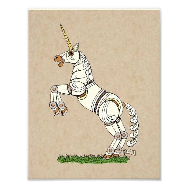 Foto Unicornio mecánico (Frente)