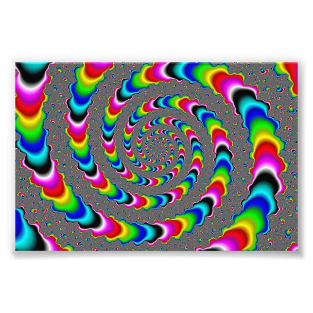 Foto Universo arcoiris - Arte fractal (Frente)