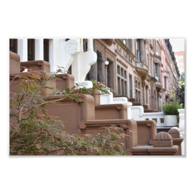 Foto Upper West Side Brownstones New York City NYC (Frente)