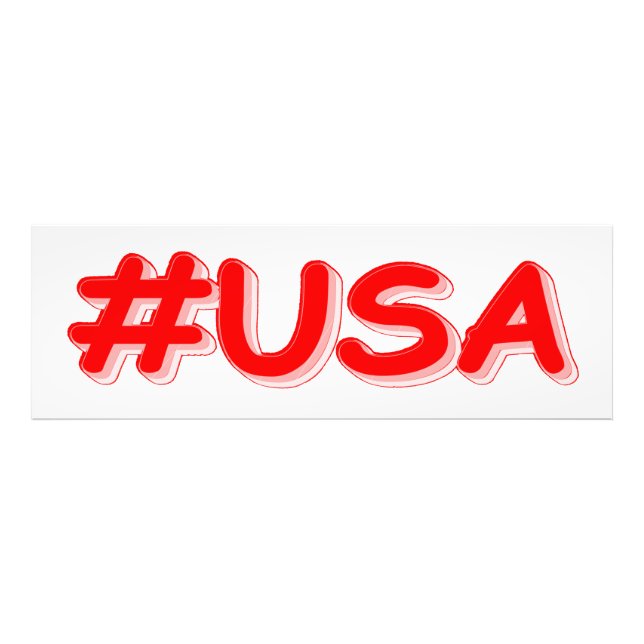 Foto "#USA" Cute Design. Buy Now (Frente)