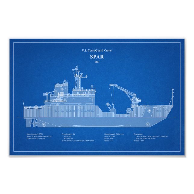 Foto USCG Cutter Spar wlb-206 - ABD (Frente)