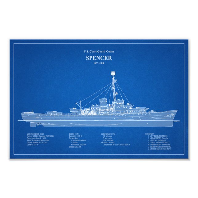 Foto USCG Cutter Spencer wpg-36 - ABD (Frente)